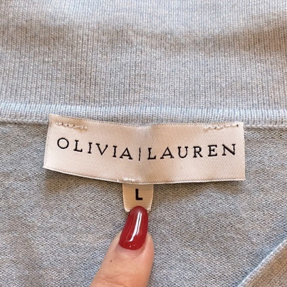 Pullover Collared Long Sleeve Sweater Cashmere - Picture 8 of 9